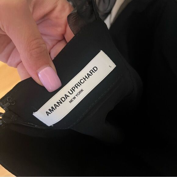 Amanda UpRichard Tia Dress in in Black - Picture 8 of 8